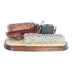 Limited edition Border Fine Arts 'Fuelling the Farm' no. B1161, limited edition no. 55/500, designed by Ray Ayres, boxed with certificate of authenticity