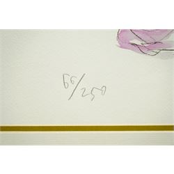 Sir Quentin Blake (British 1932-): 'Life Under Water' (Purple), limited edition colour screenprint signed and numbered 66/250 in pencil 39cm x 55cm