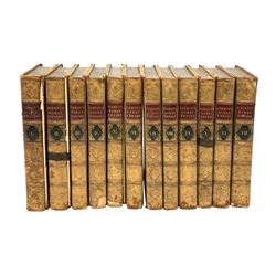 Gibbon Edward: The History of the Decline and Fall of the Roman Empire. 1820. Twelve volumes. Uniformly bound in full calf with gilt panelled spines.
