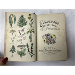 Culpeper's British Herbal and Family Physician with hand-coloured herbal bookplates, together with The Gardeners and Poultry Keepers Guide and Illustrated Catalogue of Goods Manufactured and Supplied by William Cooper,  Mr Middleton's Garden Book etc