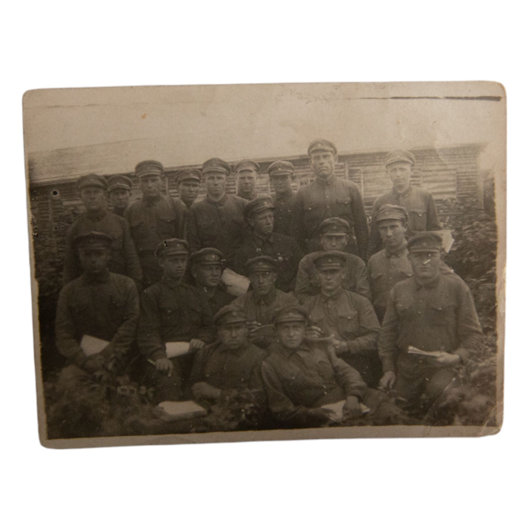 Russian Red Army; eight photographs of soldiers