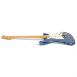 Tokai Springy Sound reissue electric guitar, in metallic blue finish, made in Japan serial no. 11126, contained within hard case, guitar L97cm