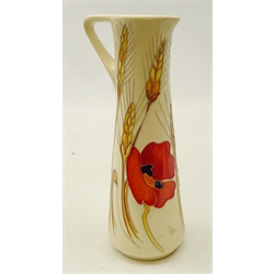  Moorcroft Harvest Poppy jug designed by Emma Bossons, 2009, H19cm   