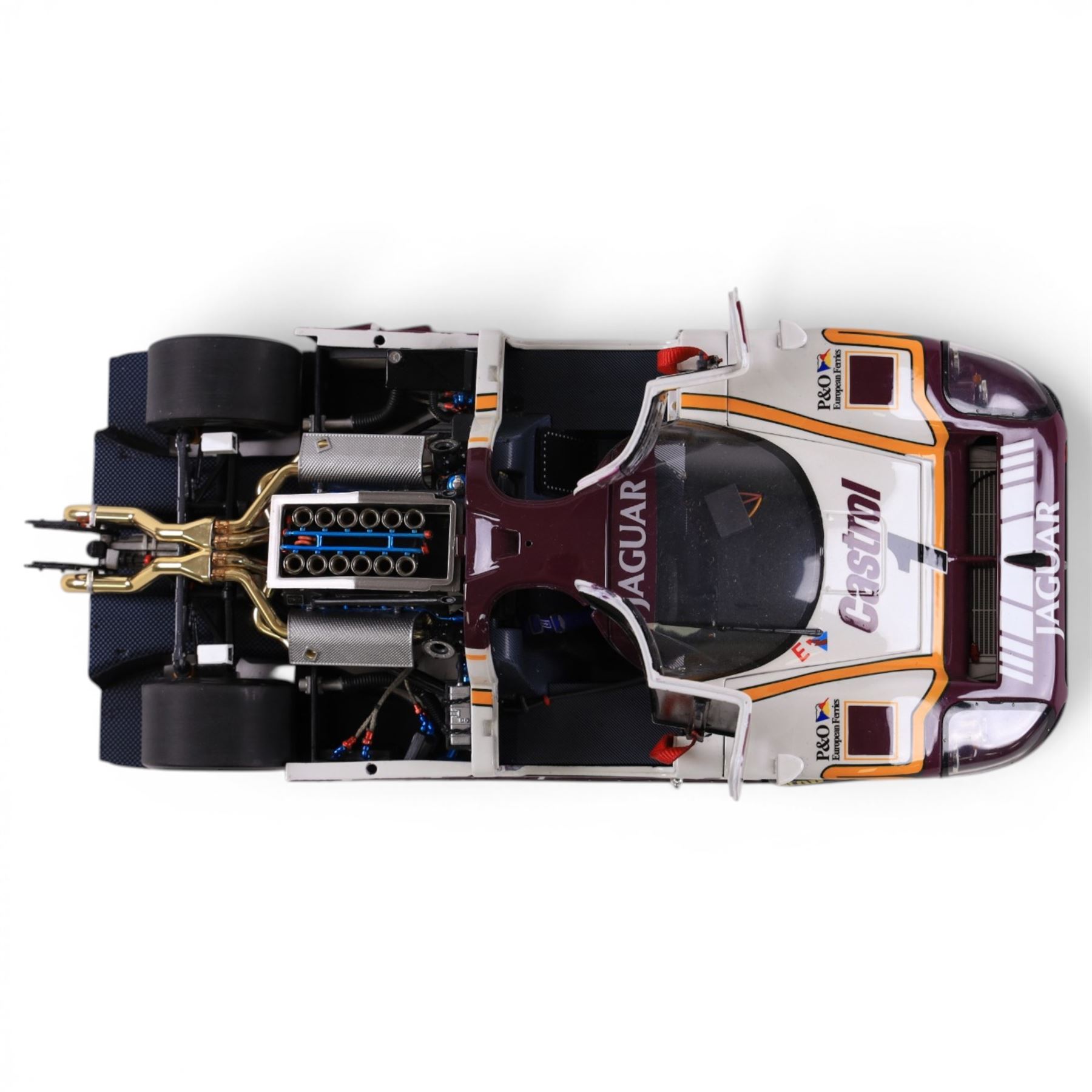 Motorbox Exoto 1988 Jaguar XJR-9LM #1 Le Mans 24 Hours car driven by Martin Brundle/John Nielsen, boxed