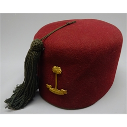  Royal West African Frontier Force Fez dated 1935   