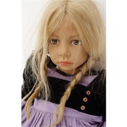  Sigikid 'Liliana' life-size vinyl doll, limited edition No.1/50, model no.24572, H114cm  
