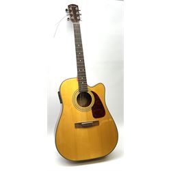 Fender model DG-20CE NAT semi-acoustic g