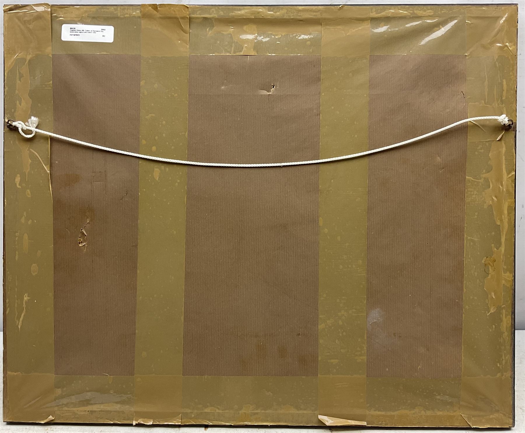 Rowland Henry Hill (Staithes Group 1873-1952): Whitby Cobles at Runswick Bay, watercolour signed and dated 1940, 24cm x 34cm