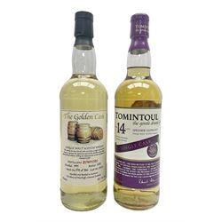 Bowmore, 1999 The Golden Cask Single Malt Scotch Whisky, 70cl 60% vol and Tomintoul 14 year Single Malt Whisky, 70cl 46% vol