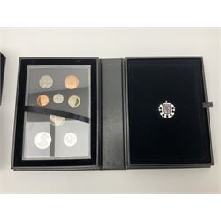 The Royal Mint United Kingdom 2021 proof coin set, cased with certificate