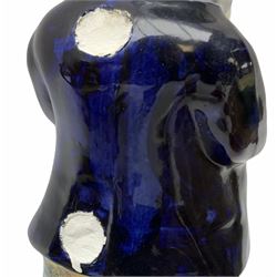 Character and toby jugs, including a staffordshire pottery style toby jug, Olfaire toby jug, Beswick character jug depicting Scrooge, Royal Doulton Veteral Motorist etc, together with Royal Doulton Sweet Dreams figure. 