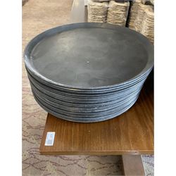 Quantity of Stainless oval trays, composite trays, mesh trays- LOT SUBJECT TO VAT ON THE HAMMER PRICE - To be collected by appointment from The Ambassador Hotel, 36-38 Esplanade, Scarborough YO11 2AY. ALL GOODS MUST BE REMOVED BY WEDNESDAY 15TH JUNE.