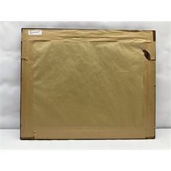 Frank Henry Mason (Staithes Group 1875-1965): Hay Barges at Sunset, watercolour signed and dated '98, 23cm x 34cm