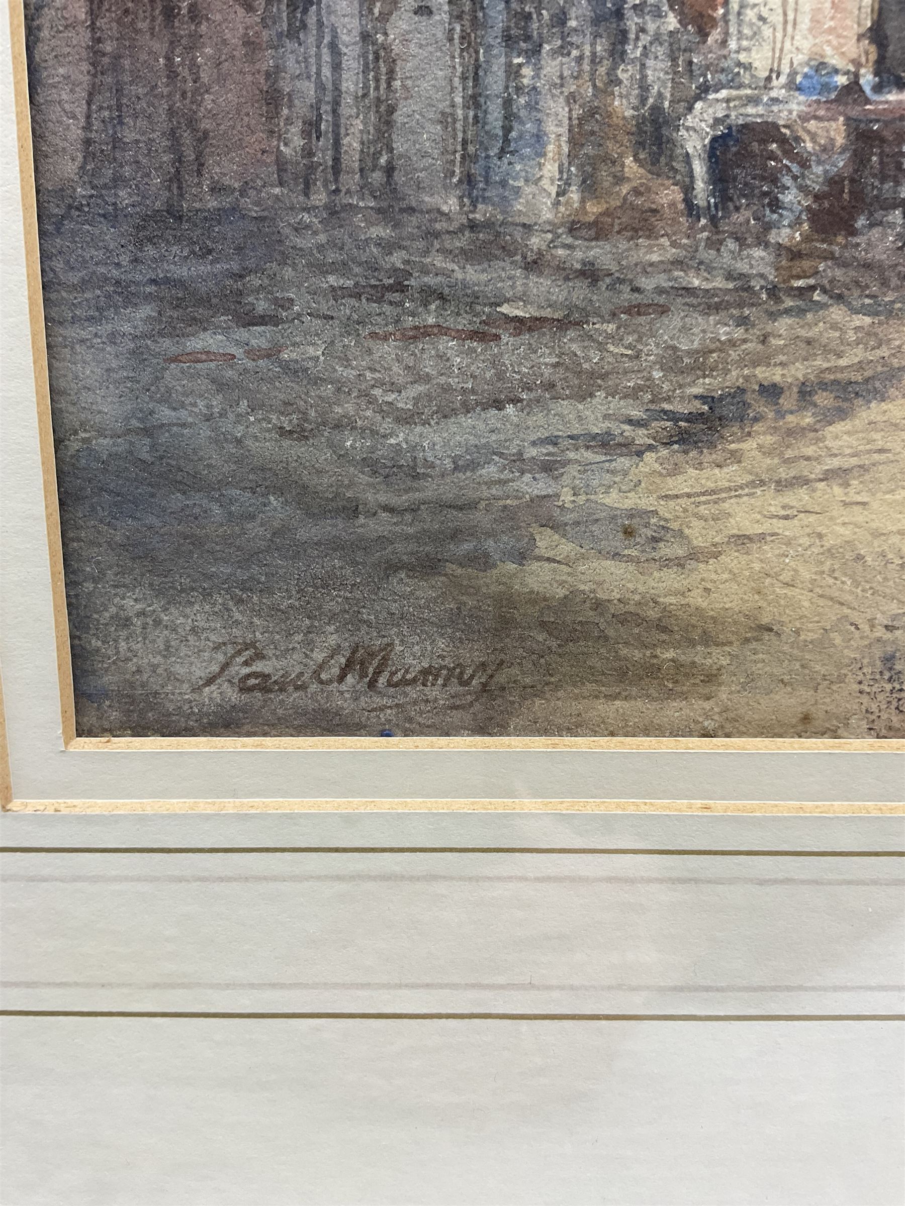 Paul Marny (French/British 1829-1914): 'Rouen', watercolour signed and titled 46cm x 32cm 
Provenance: West Yorkshire dec'd estate, purchased David Duggleby Ltd 9th September 2016 Lot 96