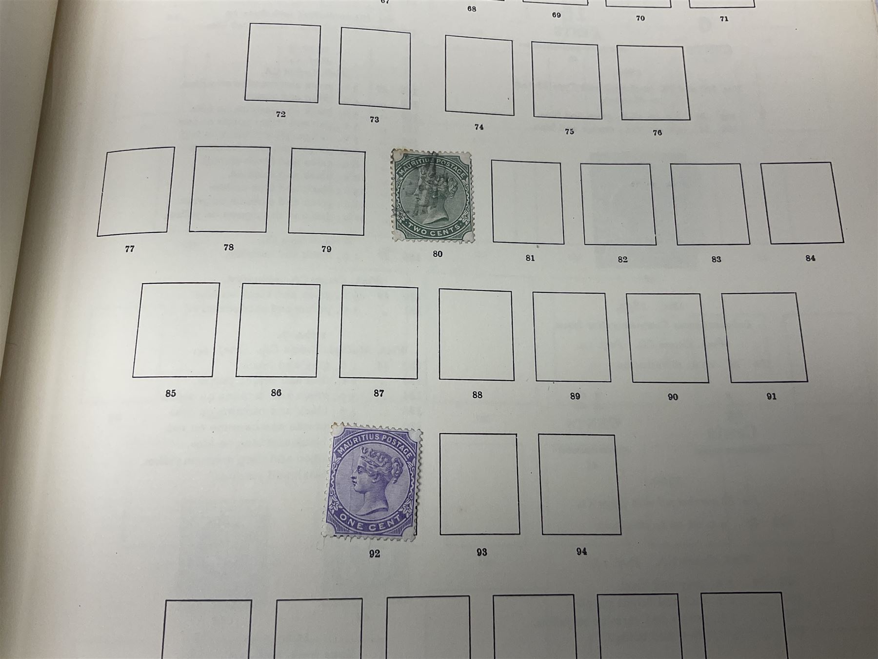 Stamps including St Helena, Fiji, Southern Rhodesia, Malaya, Bermuda, Queen Victoria and later Ceylon, various Universal Postal Union 1949 etc, housed in six albums/folders