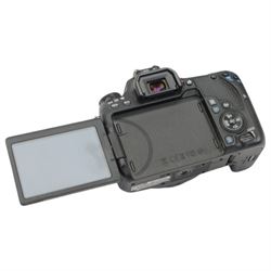 Canon EOS 77D camera body serial no. 193071005589, with a Canon EFS 18-200mm f/3 5-5.6 IS lens and a Sigma 10-20mm F4-5.6 EX DC lens, Canon extension tube, three Canon lens hoods, all boxed, with a Lowepro camera bag