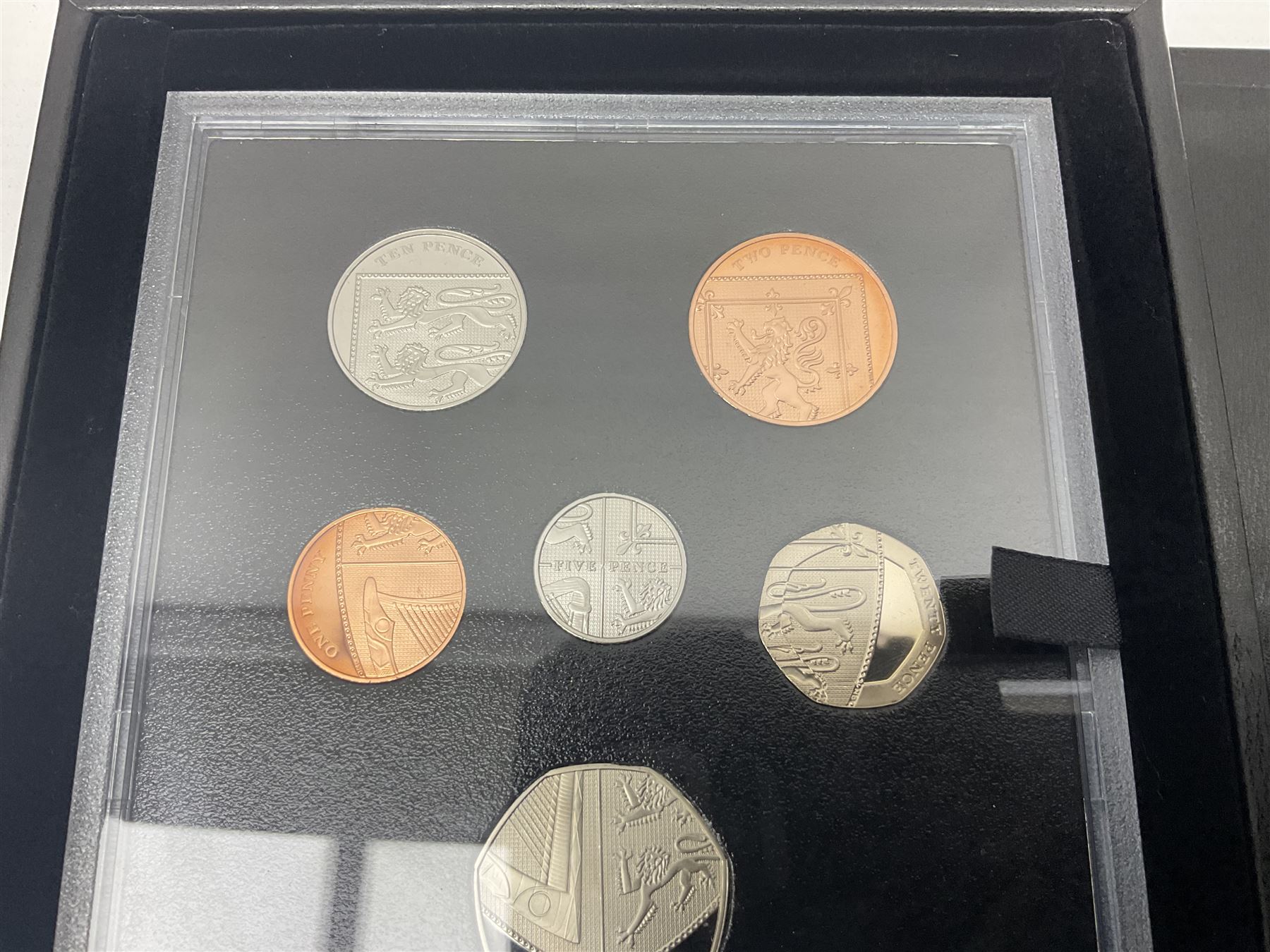 The Royal Mint United Kingdom 2016 proof coin set collector edition, cased with certificate