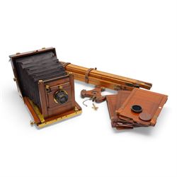 Victorian mahogany and brass bound cabin