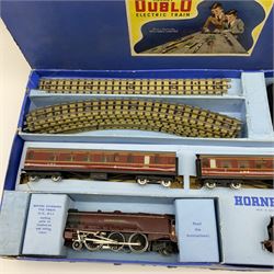 Hornby Dublo - three-rail EDP2 passenger set with Duchess Class 4-6-2 locomotive 'Duchess of Atholl' No.6231, two coaches, track and controller, boxed.