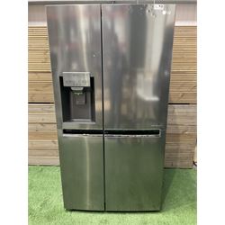 LG  GSL961PZBV American style fridge freezer - THIS LOT IS TO BE COLLECTED BY APPOINTMENT FROM DUGGLEBY STORAGE, GREAT HILL, EASTFIELD, SCARBOROUGH, YO11 3TX
