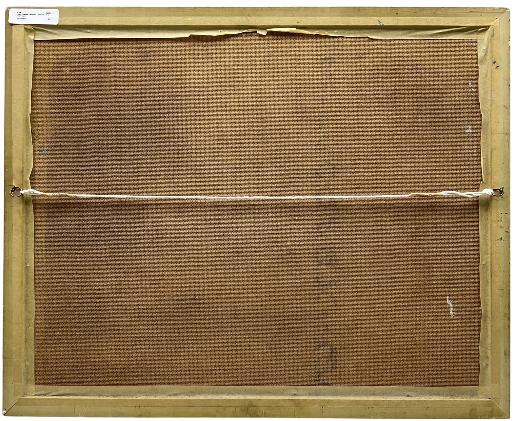 Lewis Creighton (British 1918-1996): Sunlight Through the Clouds - Moorland Landscape, oil on board signed 39cm x 50cm