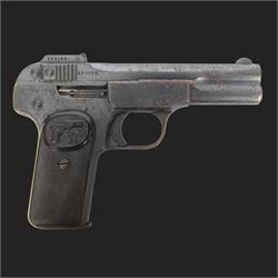 Deactivated FN Model semi-automatic pistol, barrel marked - Fabrique Nationale D'Armes Her...