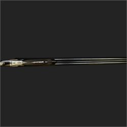 Carr Brothers of Huddersfield 12 bore side by side shotgun with engraved sidelock plates, trigger guard, underside, top plate, thumb lever and fences, chequered semi-pistol grip and horn tipped forend, vacant cartouche to the underside of the stock, double trigger and named 28 inch sleeved barrels choked ¾ and ½, overall length 113cm SHOTGUN CERTIFICATE REQUIRED