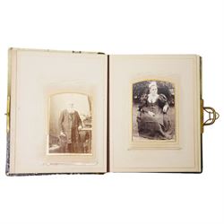 The Mather Family Archive - An extensive collection dating from 1690 to the 19th century of family indentures including Wills, Leases, Conveyances, Abstracts of Title etc .together with two 19th century photograph albums, ambrotypes, autograph and scrap books, ledgers etc and wall shields with the Mather crest, family tree etc.
The Mather family of Lancashire has a lineage of considerable historic interest on both sides of the Atlantic.  The family trace back to Richard Mather (1596-1669) a prominent Puritan minister who emigrated to New England in 1635. His descendants in America include his son, Increase Mather (1639-1732), president of Harvard College and his grandson Cotton Mather (1663-1728) who was an influential theologian and writer of early American history