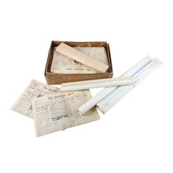 Collection Yorkshire Geological items,  WWII War Office and other Ordnance Survey maps; co...