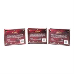 Three Master Replicas Walt Disney Showcase Collection The Chronicles of Narnia - The Lion, The Witch and The Wardrobe 1:6 scale Christmas Gifts boxsets, comprising Susan's Christmas Gifts,  Peter's Christmas Gifts and Lucy's Christmas Gifts, all boxed