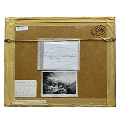 Alfred Nicholson (British 1788-1833): 'Scarborough from the Southwest', pencil ink and sepia wash unsigned, on 1820 watermarked paper 
Provenance: private local collection, purchased Woolley & Wallis 28th September 2011 Lot 128; by descent through the artist's family. 
Literature: illus. G H Bell, ed. (2012) 'Francis Nicholson (1753-1844) Painter, Printmaker and Drawing Master', Blackthorn Press, p.32 
Notes: the present picture is after a lithograph by the artist's father, Francis Nicholson, printed by Charles Joseph Hullmandel (1789-1850) pub. Rodwell and Martin, London 1822; illus. G H Bell (2012) 'Francis Nicholson, Lithographs and Engravings of Georgian Britain', Blackthorn Press, plate 24