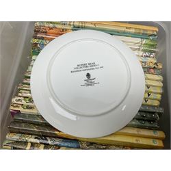 Sixty-eight Rupert Bear Annuals; almost complete run 1954 - 2016, lacking 1960/73/74; some duplicates/triplicates; together with a Wedgwood Rupert Bear Collector's plate (69)