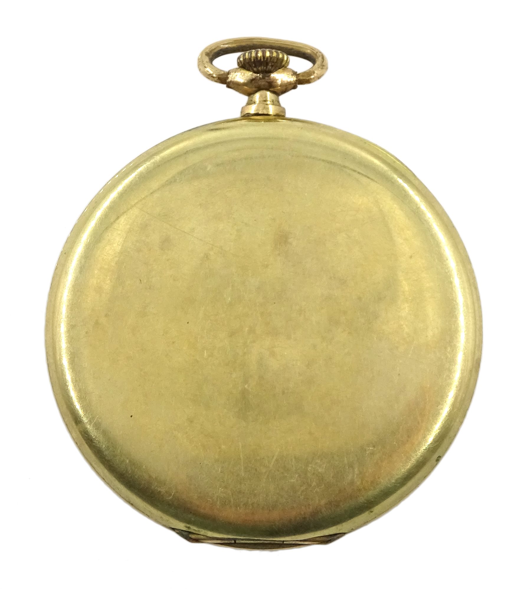Swiss gold-plated pocket watch, top wind by Sackville