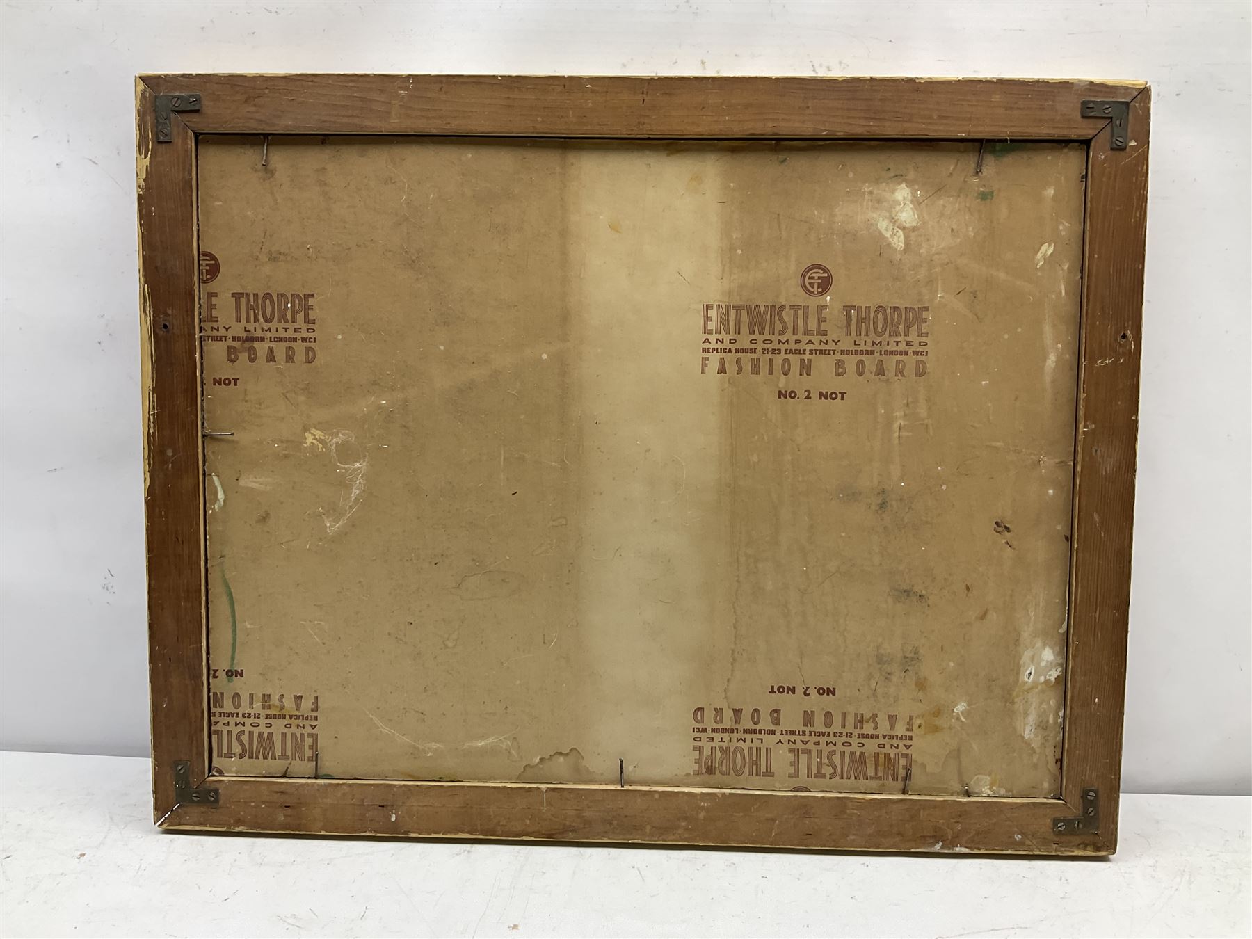 After Charles Edouard Jeanneret Le Corbusier (French 1887-1965): Composition with Bust and Mandolin, 1950's oil on board unsigned 42cm x 57cm