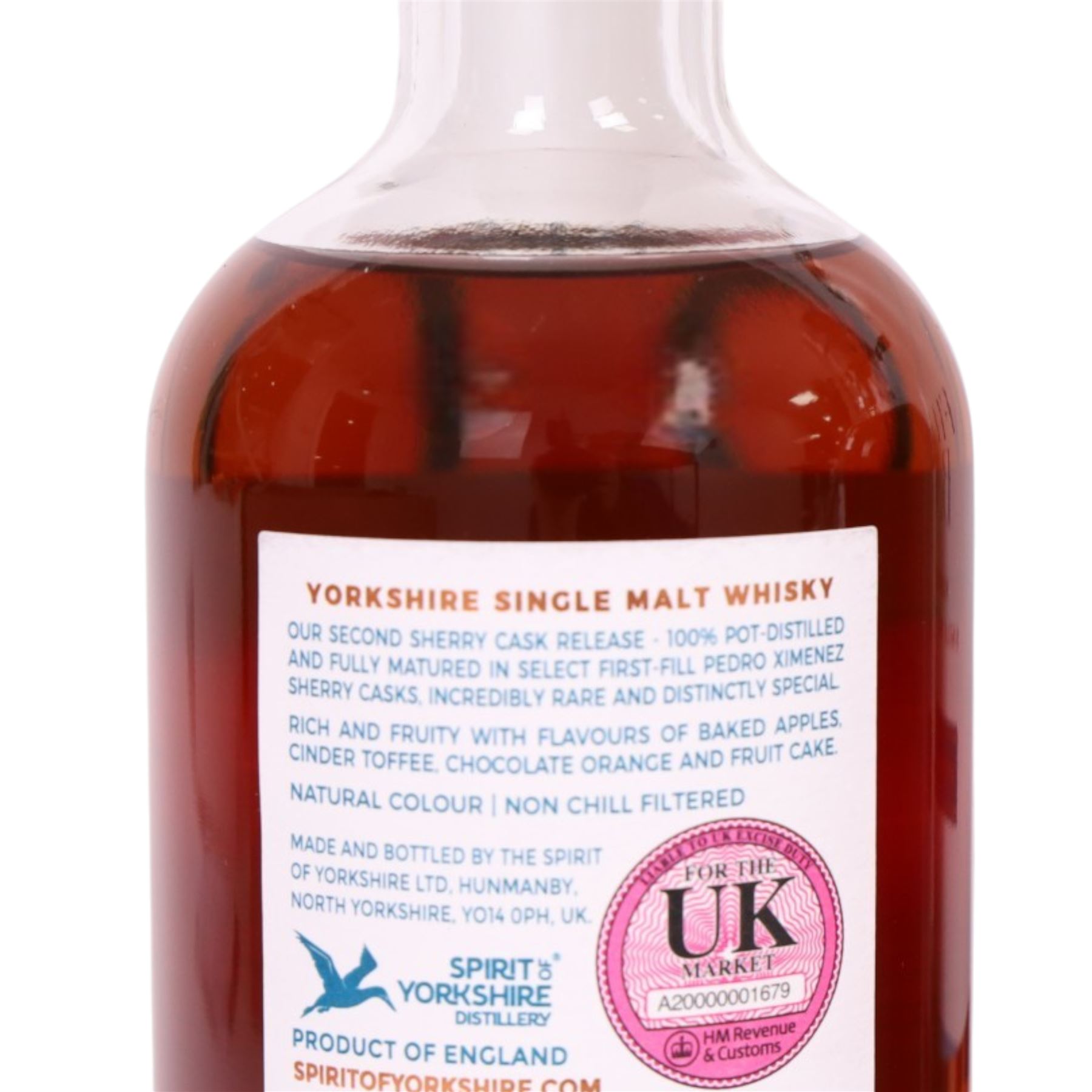 Sprit of Yorkshire Distillery, Filey Bay Sherry Cask Reserve #2  single malt whisky, 70cl 46% vol, Sherry Cask Reserve #3  single malt whisky, 70cl 46% vol and Filey Bay Double Oak #1  single malt whisky, 70cl 46% vol