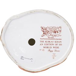 Peggy Davies 'The Kublai Khan' figure, limited edition no. 15/100, H22cm