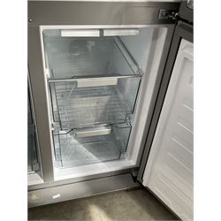 Sharp SJ-F1526E01 side by side fridge freezer, 90cm