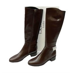 Women's LK Bennet leather knee high boots, UK size 8 (41), new in box, RRP £325