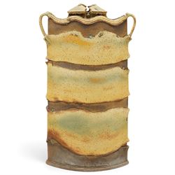 Jim Robison (British 1939-): Large Floor standing studio pottery vessel, H102cm