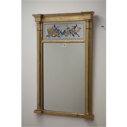  Laura Ashley Regency style gilt framed mirror, W48cm, H46cm  