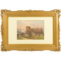 Frederick Mercer (British 1850-1939): Saint Mary's Church - Whitby', watercolour signed 16.5cm x 23cm