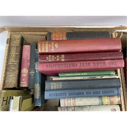 Collection of books, to include four volumes of Cassell's Popular Gardening, Illustrations of British Flora, Flowers of the Field, etc, in three boxes 