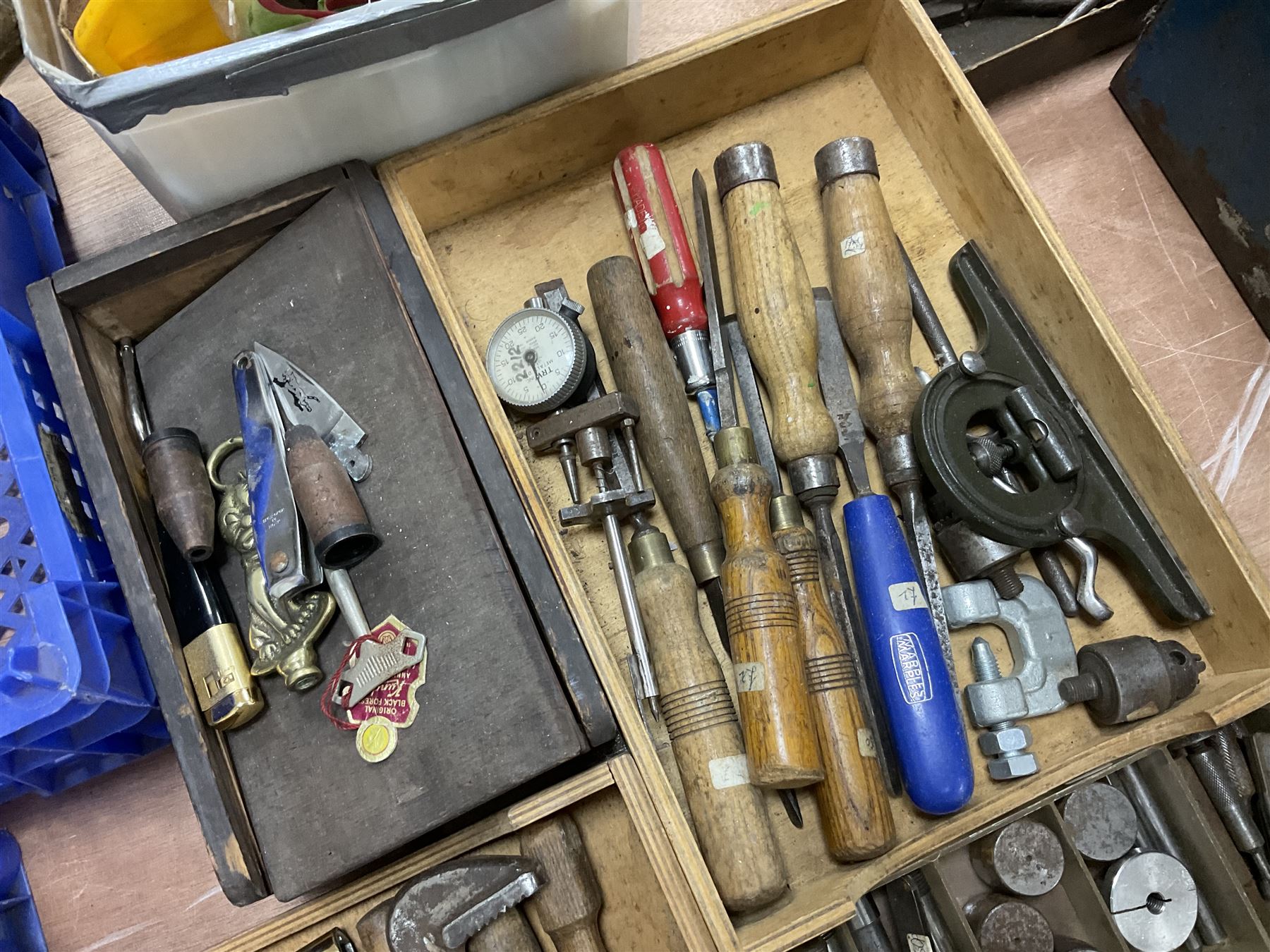 Very large quantity of vintage tools to include Osborn cobalt drill