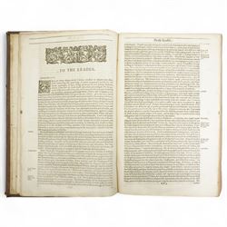 Gerard, John - 'The Herball or General Historie of Plants', enlarged and amended by Thomas Johnson, frontispiece missing, numerous woodcut illustrations, full calf, ribbed spine inscibed 'Gerards Botany', bookplate of F.J.Cornish-Bowden, Black Hall