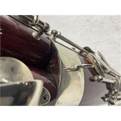 Lafleur bassoon imported by Boosey & Hawkes from Czechoslovakia, serial no.8 2600; in fitted hard carrying case with crooks and accessories