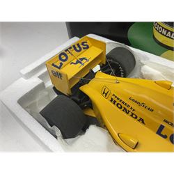 Ayrton Senna Racing Car Collection - 1987 Lotus Honda 99T; boxed