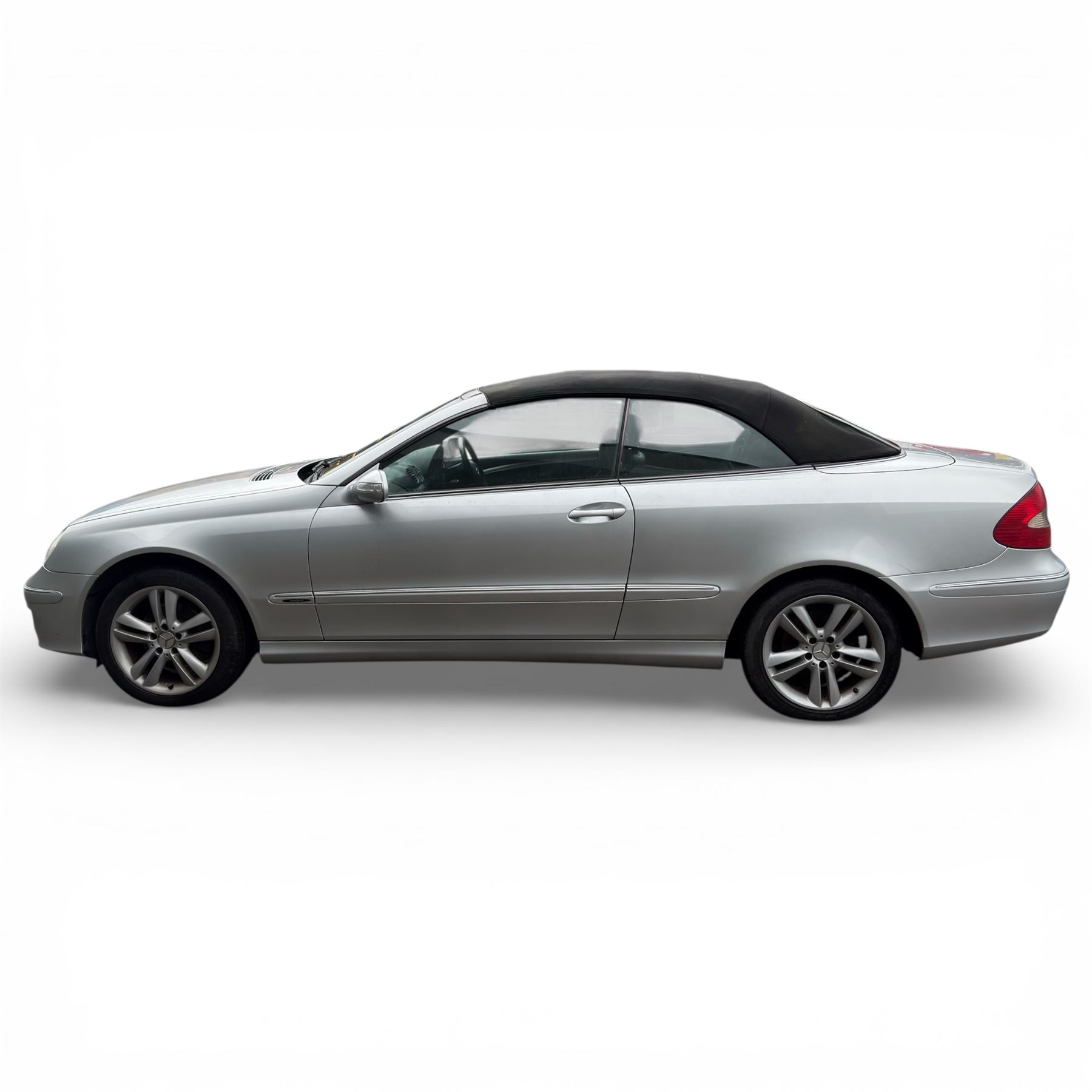 Mercedes-Benz CLK Cabriolet 280 Avantgarde, 3 Litre petrol, automatic, 2006, 2dr, 74500 Miles, convertible, silver, (C10 BJM)