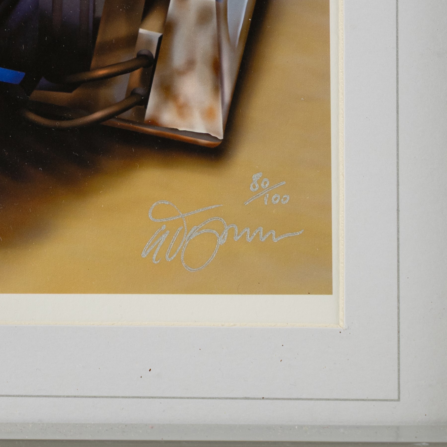 Five framed Cards Inc Star Wars Revenge of the Sith prints, comprising Mace Windu, Yoda, C-3PO, Darth Vader and R2-D2, the R2-D2 example signed by actor Kenny Baker, together with a collection of six smaller limited edition Star Wars art prints, largest H39cm (11)