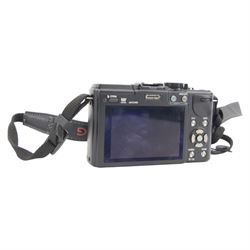 Panasonic Lumix DMC-GX1 digital camera serial no. FT2DA801057 with a Lumix G Vario 1:3.5 - 5.6/14-42 ASPH lens, with charger