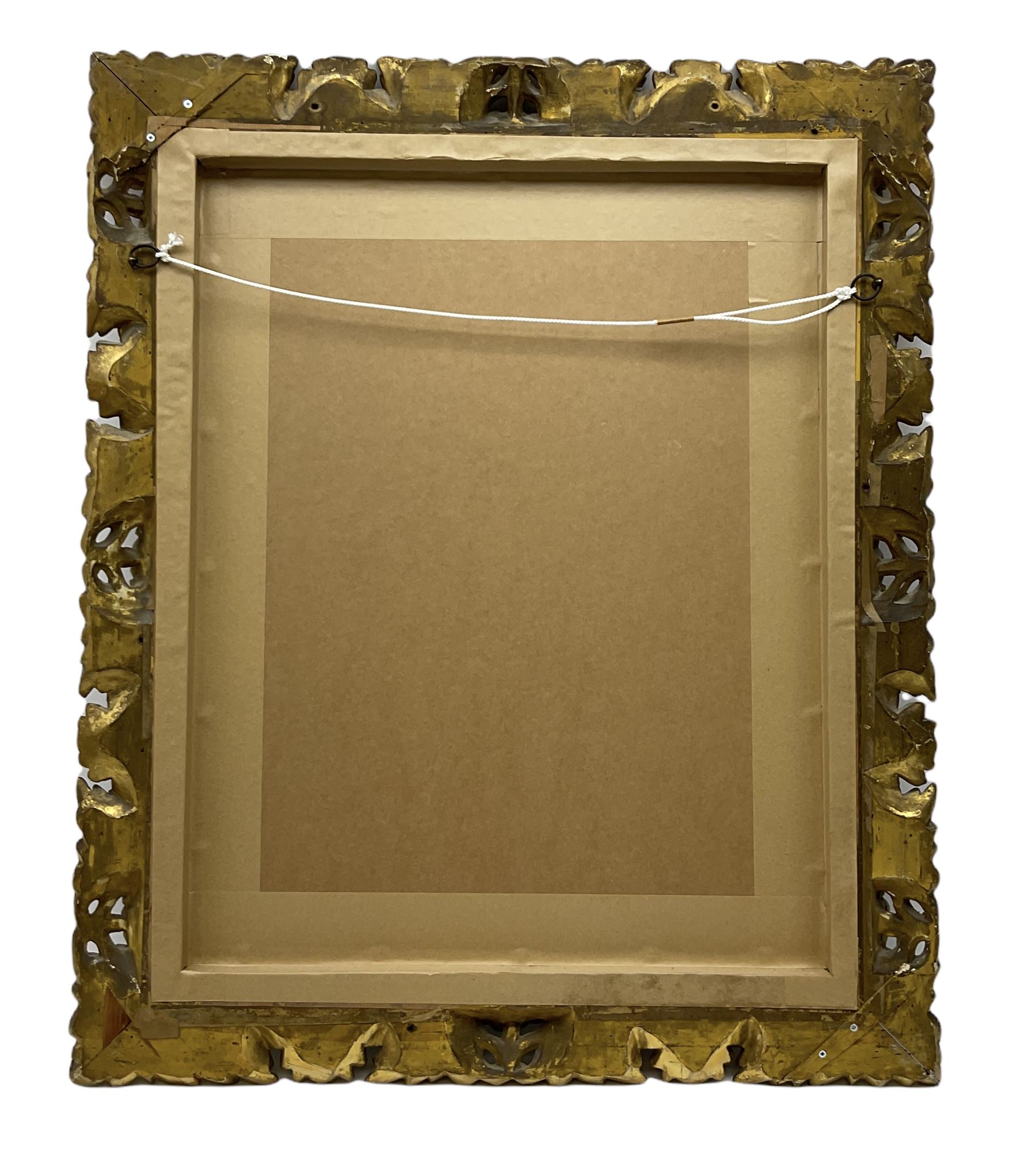 A Maud Parsons (British 20th Century): Yellow Flowers in a Vase, watercolour signed, in ornate hand-carved Florentine gilded frame 47cm x 35cm